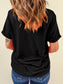 Women Halloween Ghost Bow Graphic Short Sleeve T-Shirt nicholesgifts