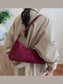 Lightweight Solid Color Shoulder Bag nicholesgifts