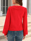 Collared Long Sleeve Button Down Cardigan nicholesgifts
