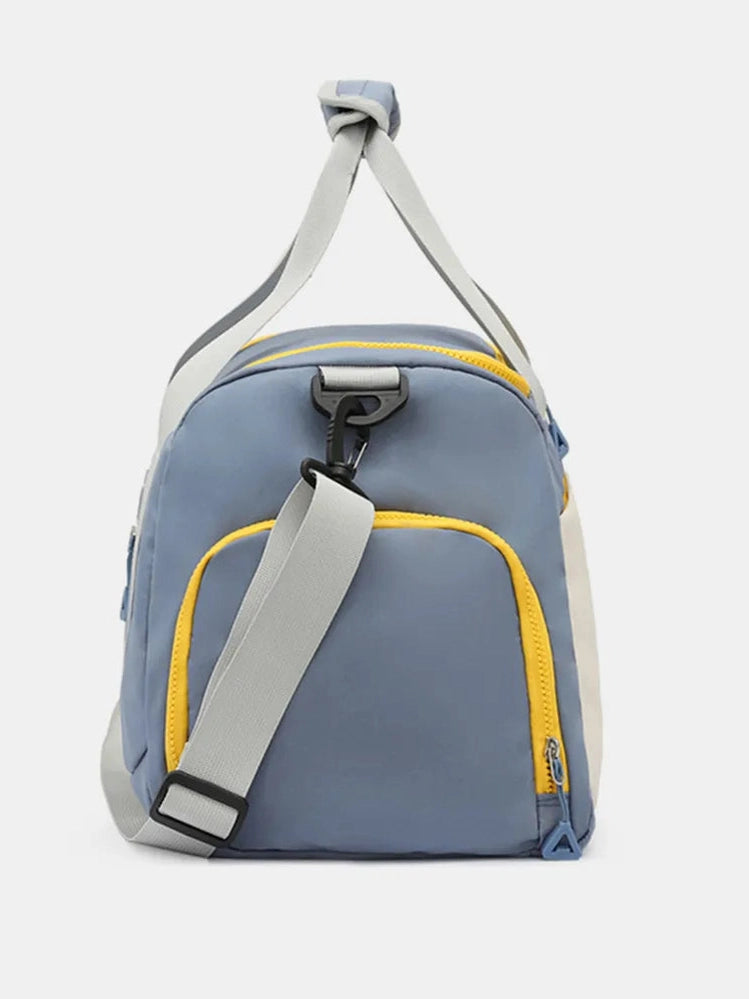 Oxford Cloth Multi Pockets Adjustable Strap Travel Bag Trendsi