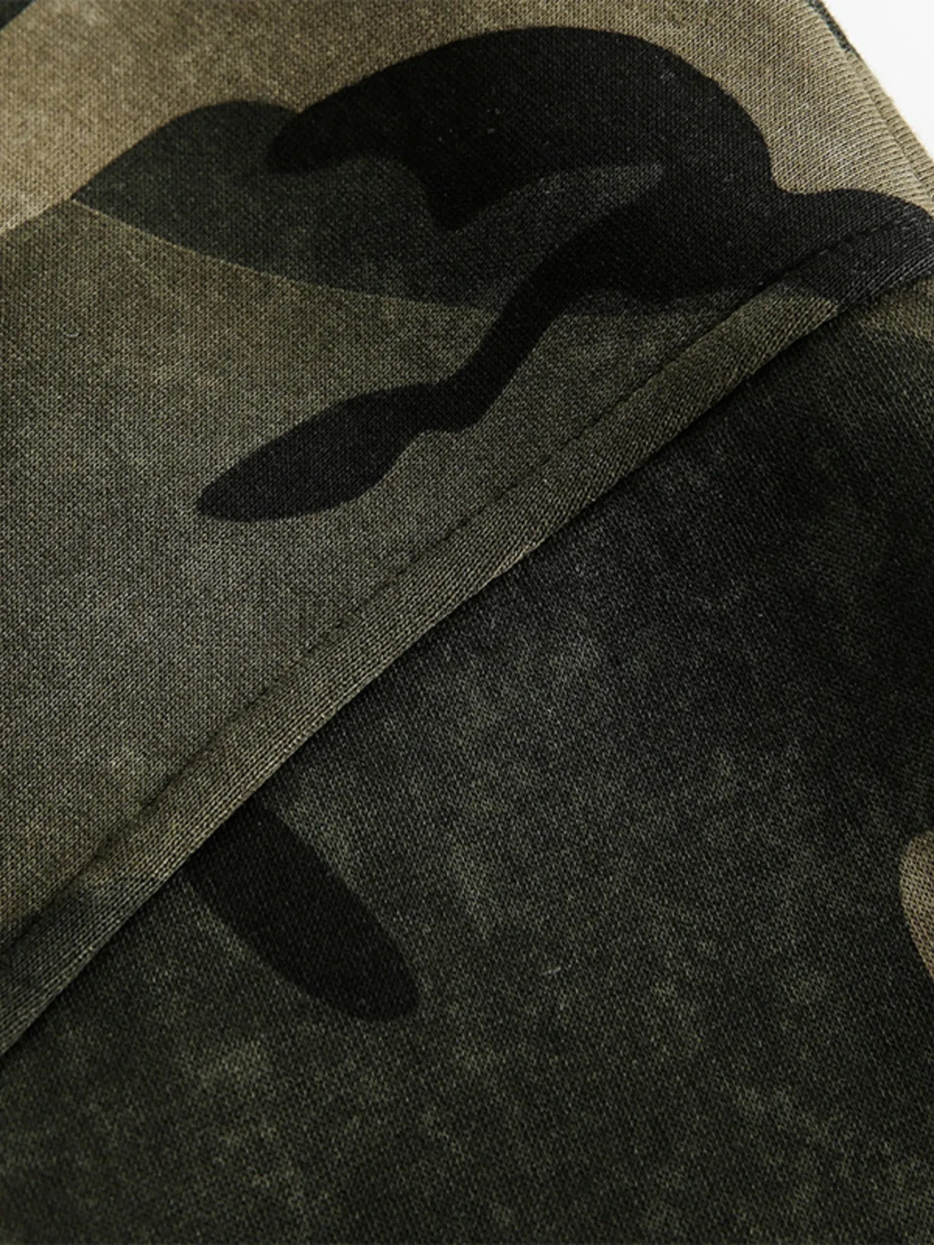 Men's Oversized Camouflage Heart Hoodie NicholesGifts