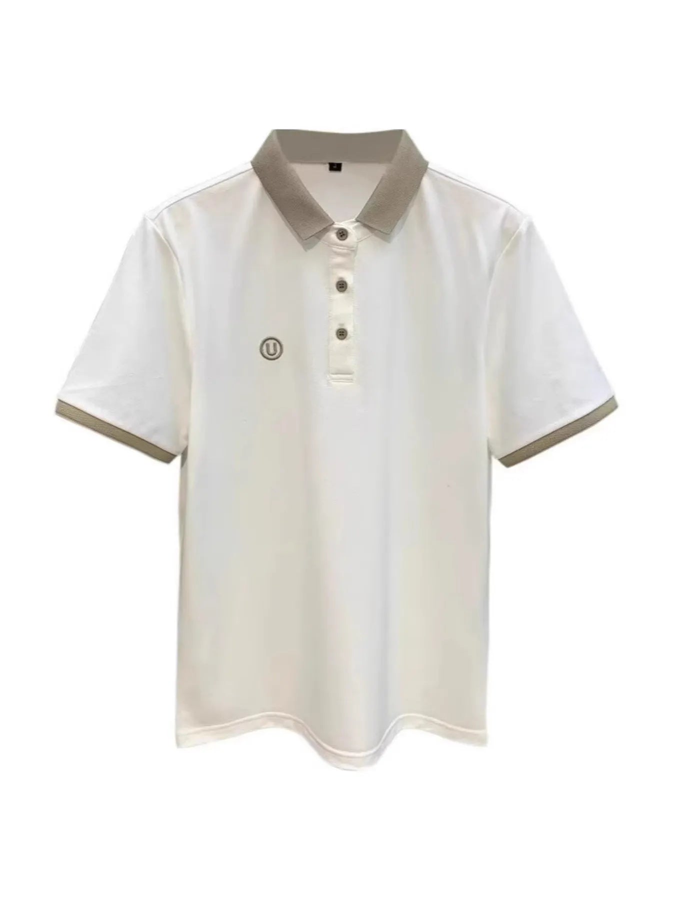 Men's Classic Contrast Short Sleeve Collar Polo Shirt NicholesGifts