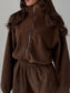 Zip Front Long Sleeve Jumpsuit nicholesgifts