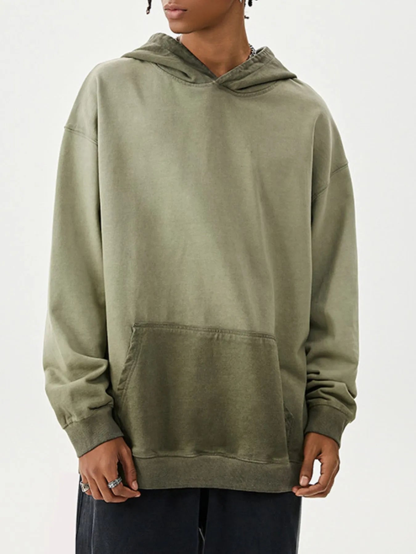 Men's Drop Shoulder Long Sleeve Hoodie NicholesGifts