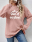 Women Queen Of Everything Round Neck Sweatshirt nicholesgifts