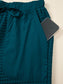 Waffled Textured Raw Edge Patchwork Top and Pants 2pcs Set nicholesgifts
