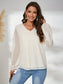 Textured V-Neck Balloon Sleeve Blouse nicholesgifts