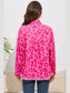 Leopard Raw Hem Jacket nicholesgifts