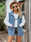 Button Front Sleeveless Denim Jacket nicholesgifts