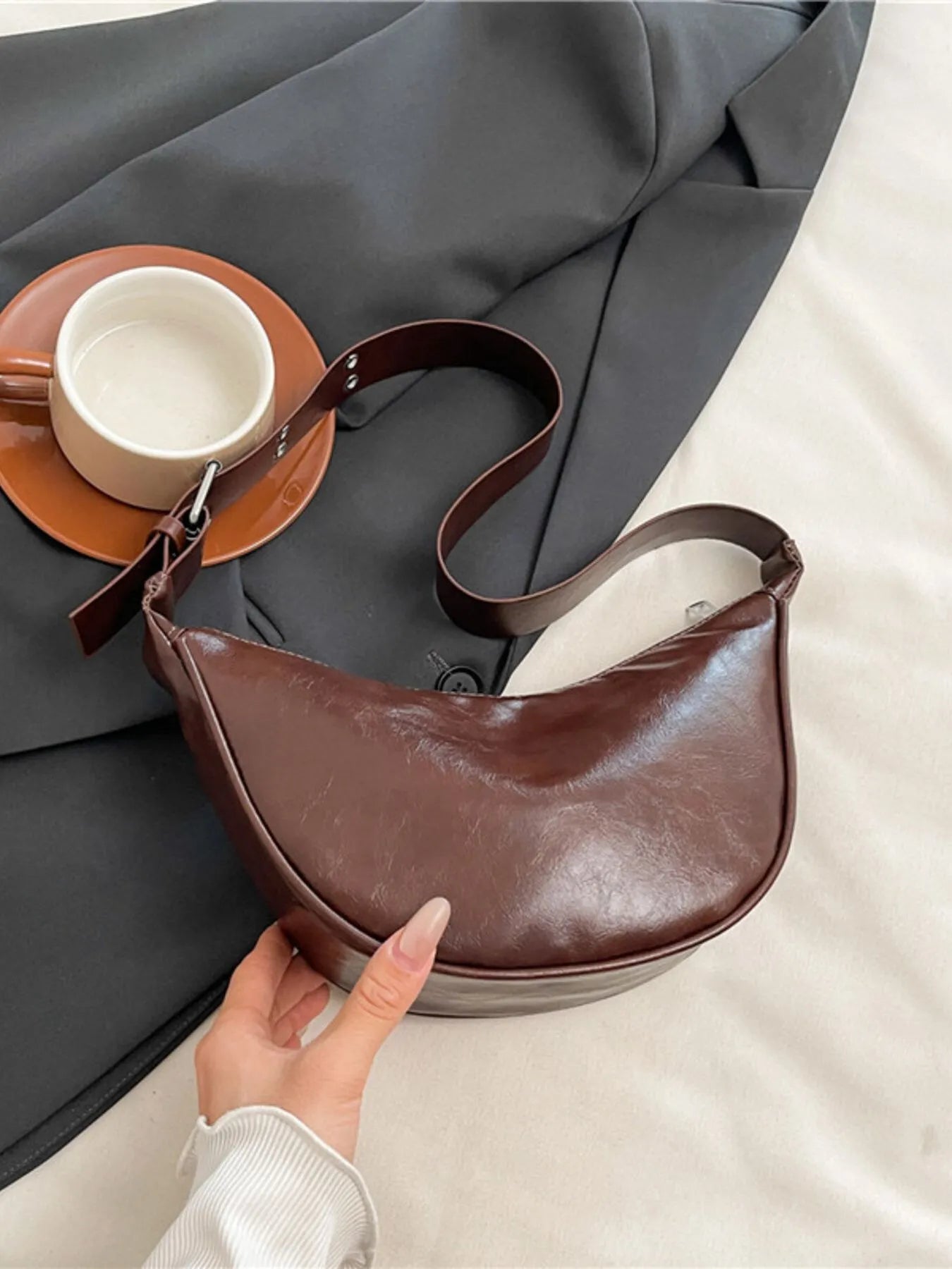 Adjustable Strap Shoulder Bag Trendsi