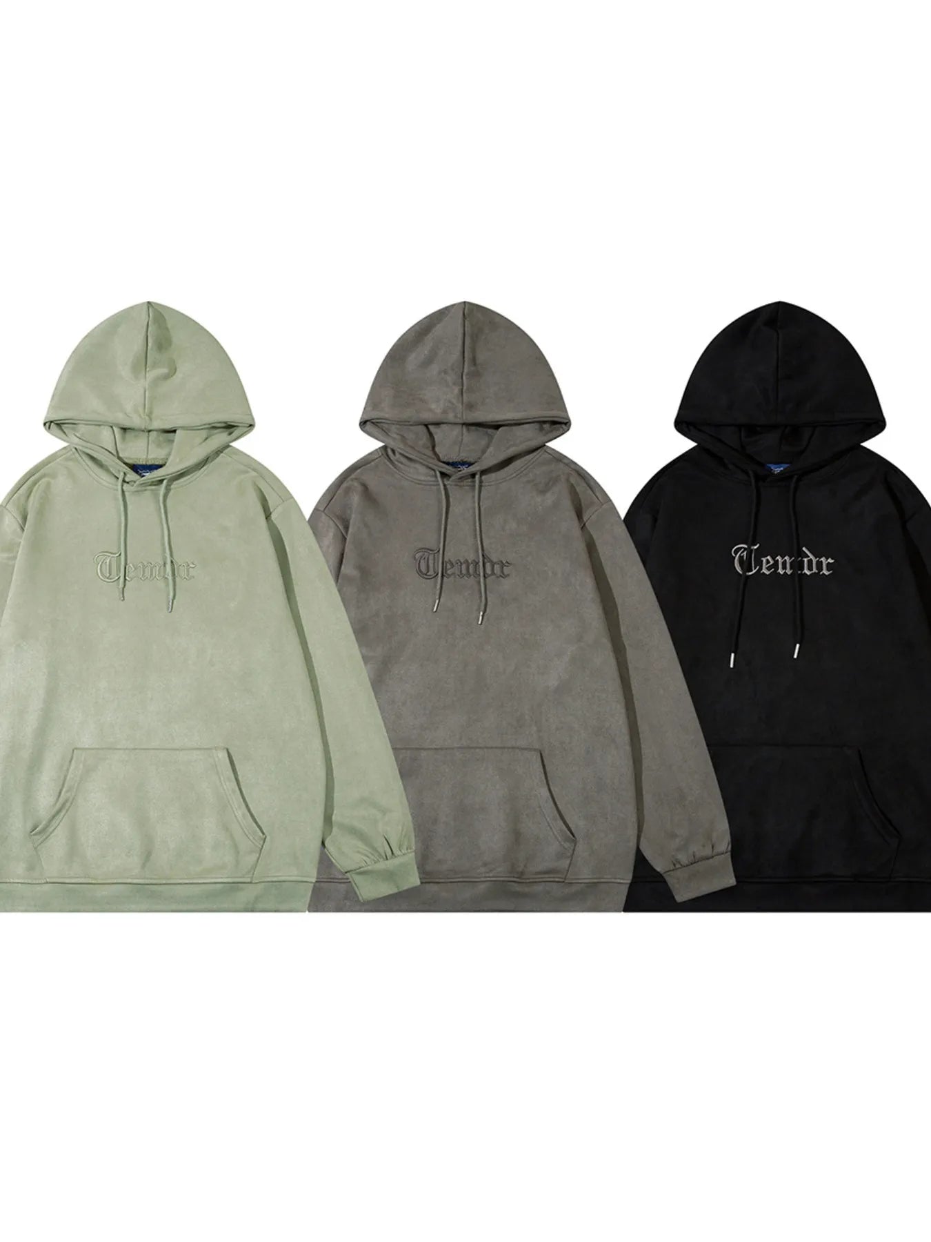 Men's Embroidered Drawstring Long Sleeve Hoodie NicholesGifts