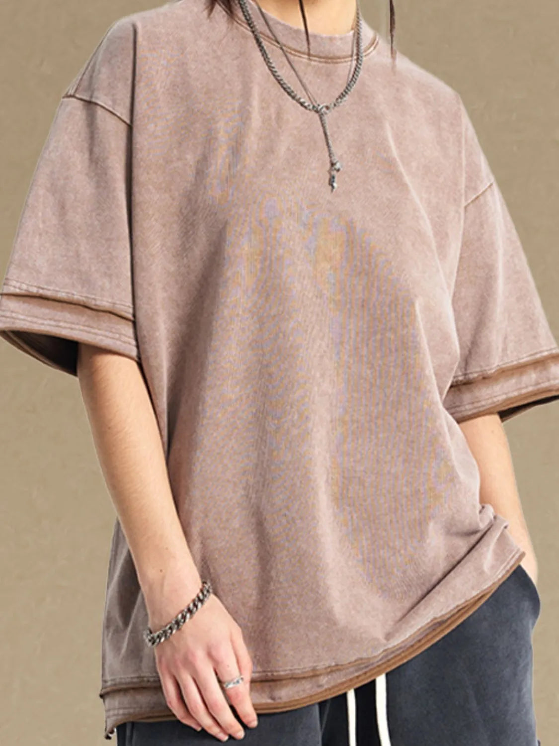 Men's Round Neck Half Sleeve T-Shirt Trendsi