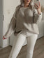 Women Contrast Trim Oversized Sweater nicholesgifts