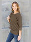 Basic Bae Full Size Round Neck Batwing Sleeve Top nicholesgifts