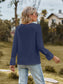 V-Neck Flounce Sleeve Blouse nicholesgifts