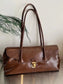Vintage Style Leather Shoulder Bag nicholesgifts