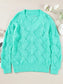 Elegant Texture V-Neck Knit Top nicholesgifts