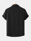 Men's Plus Size Casual Short Sleeve Button Down Shirt nicholesgifts