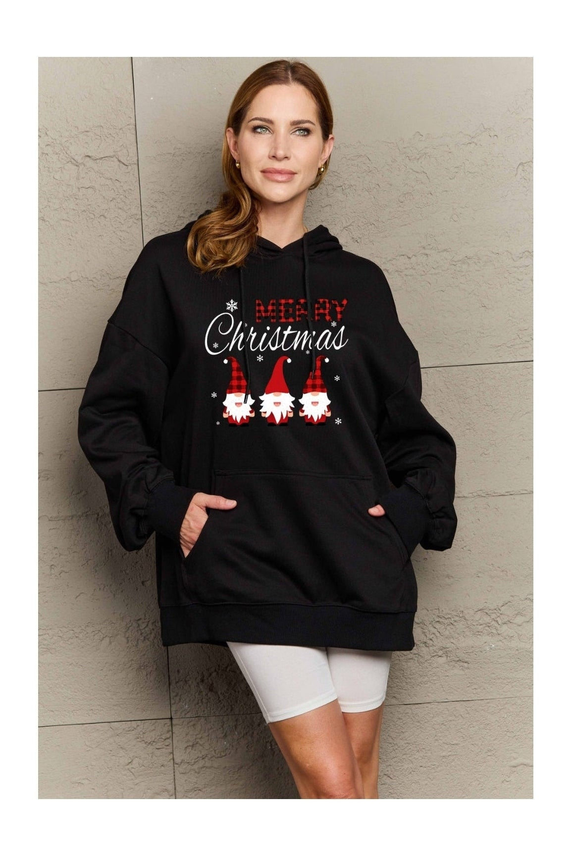 Simply Love Full Size MERRY CHRISTMAS Graphic Hoodie nicholesgifts