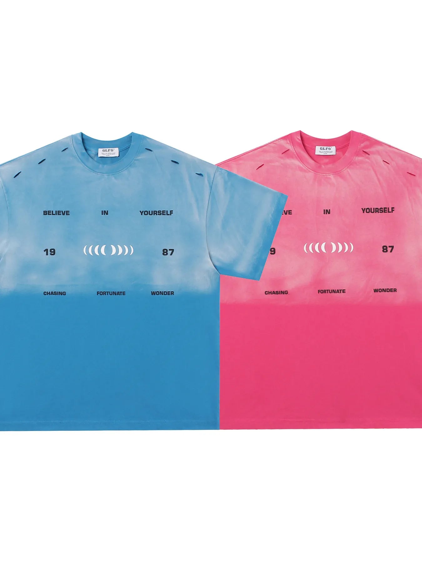 Men's Letter Round Neck Short Sleeve T-Shirt Trendsi
