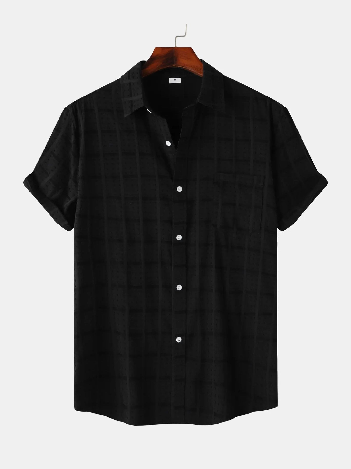 Men's Casual Short Sleeve Button Down Shirt NicholesGifts
