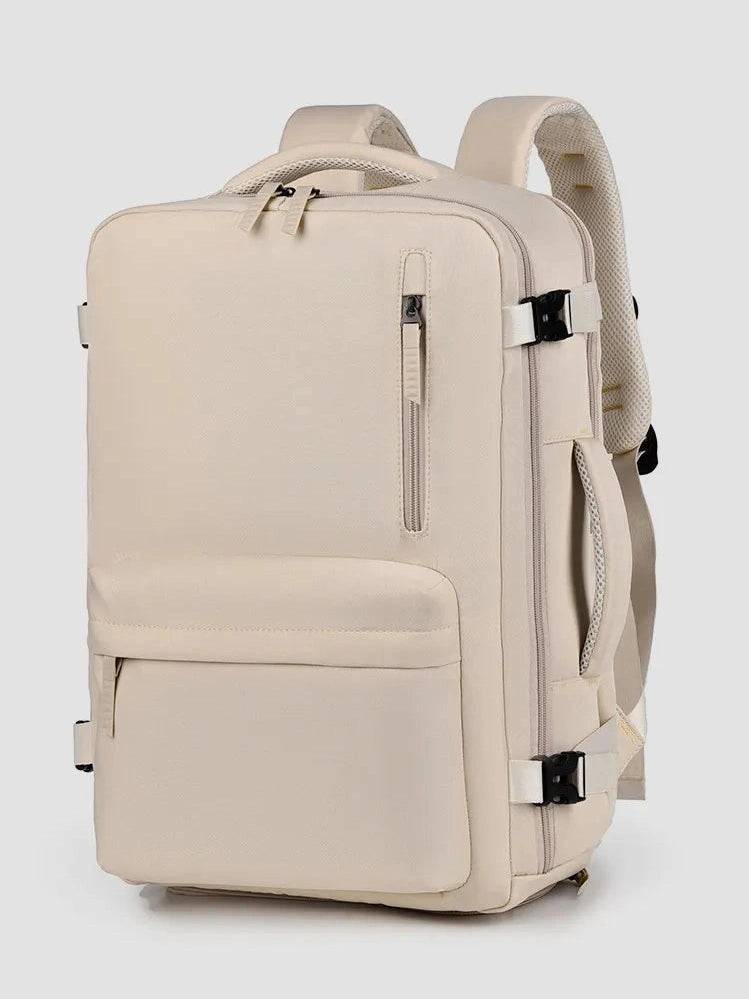 Oxford Cloth Side Pockets Backpack Bag with Handles nicholesgifts