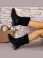 Round Toe Block Heels Boots Trendsi