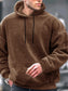 Men's Drawstring Long Sleeve Fleece Hoodie nicholesgifts