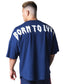 Men's Plus Size Letter Round Neck Half Sleeve T-Shirt nicholesgifts