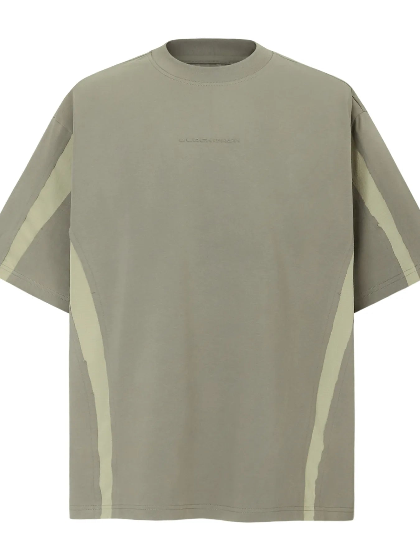 Men's Contrast Round Neck Short Sleeve T-Shirt Trendsi