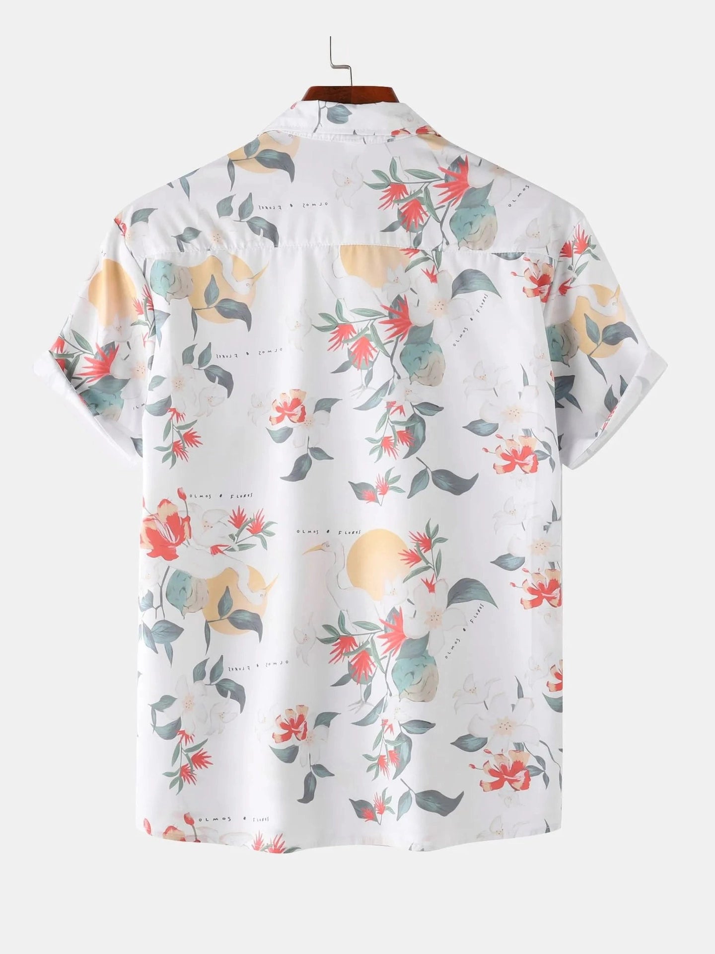 Men's Printed Short Sleeve Summer Hawaiian Shirt Trendsi