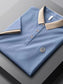 Men's Classic Contrast Short Sleeve Collar Polo Shirt nicholesgifts