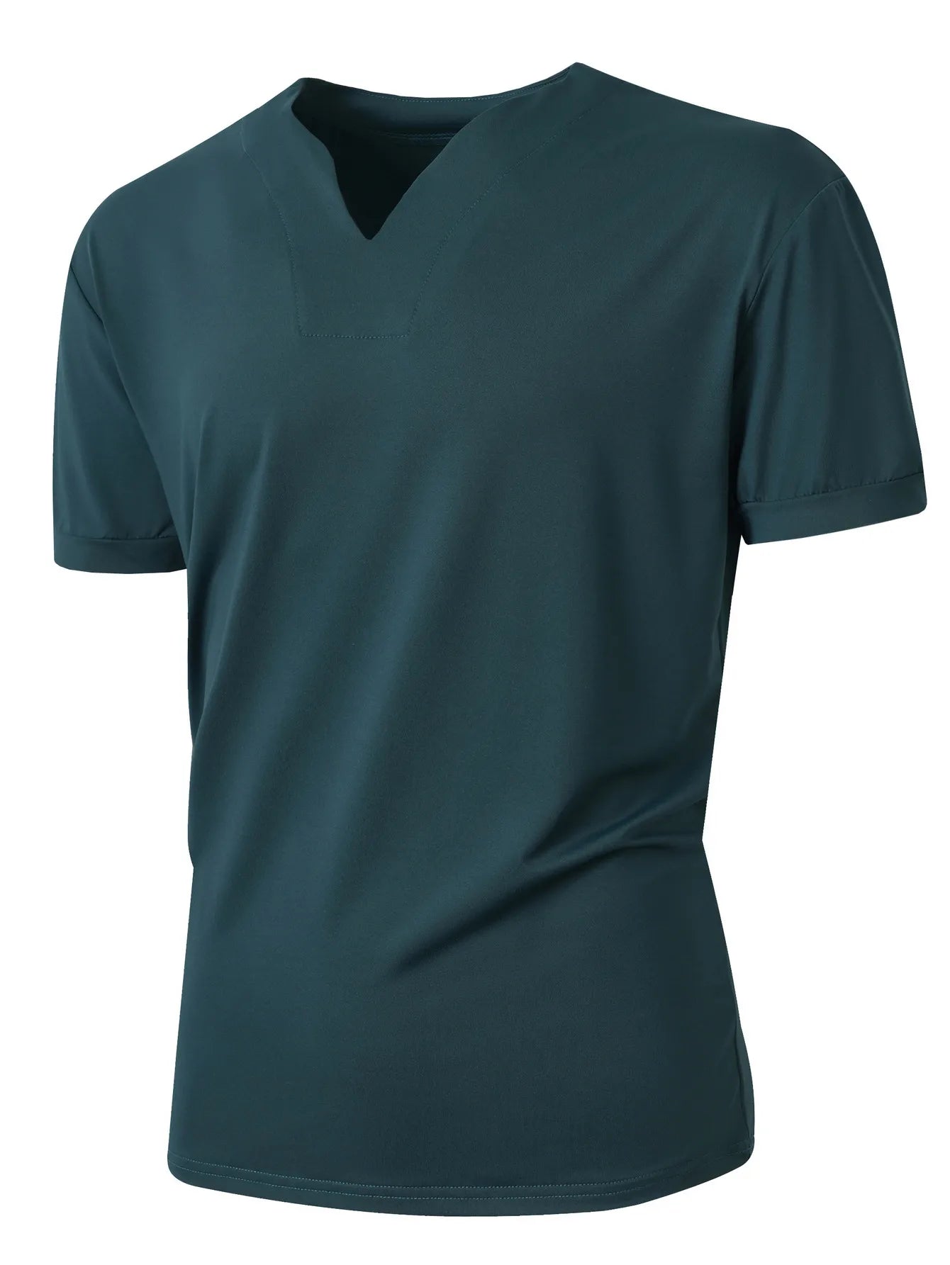 Men's Solid Color Short Sleeve T-Shirt NicholesGifts