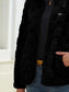 Fuzzy Checkered Zip Up Jacket nicholesgifts