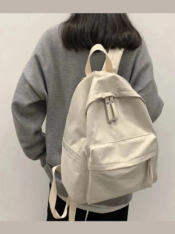 Zip Cotton Backpack Bag nicholesgifts