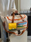 Color Block Multi-Pockets Travel Bag nicholesgifts