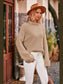 Mock Neck Drop Shoulder Sweater nicholesgifts