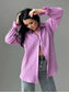 Textured Collared Neck Flounce Sleeve Shirt nicholesgifts
