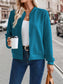 Zip Up Long Sleeve Jacket nicholesgifts