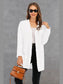 Angel Wings Pocketed Open Front Long Sleeve Cardigan nicholesgifts