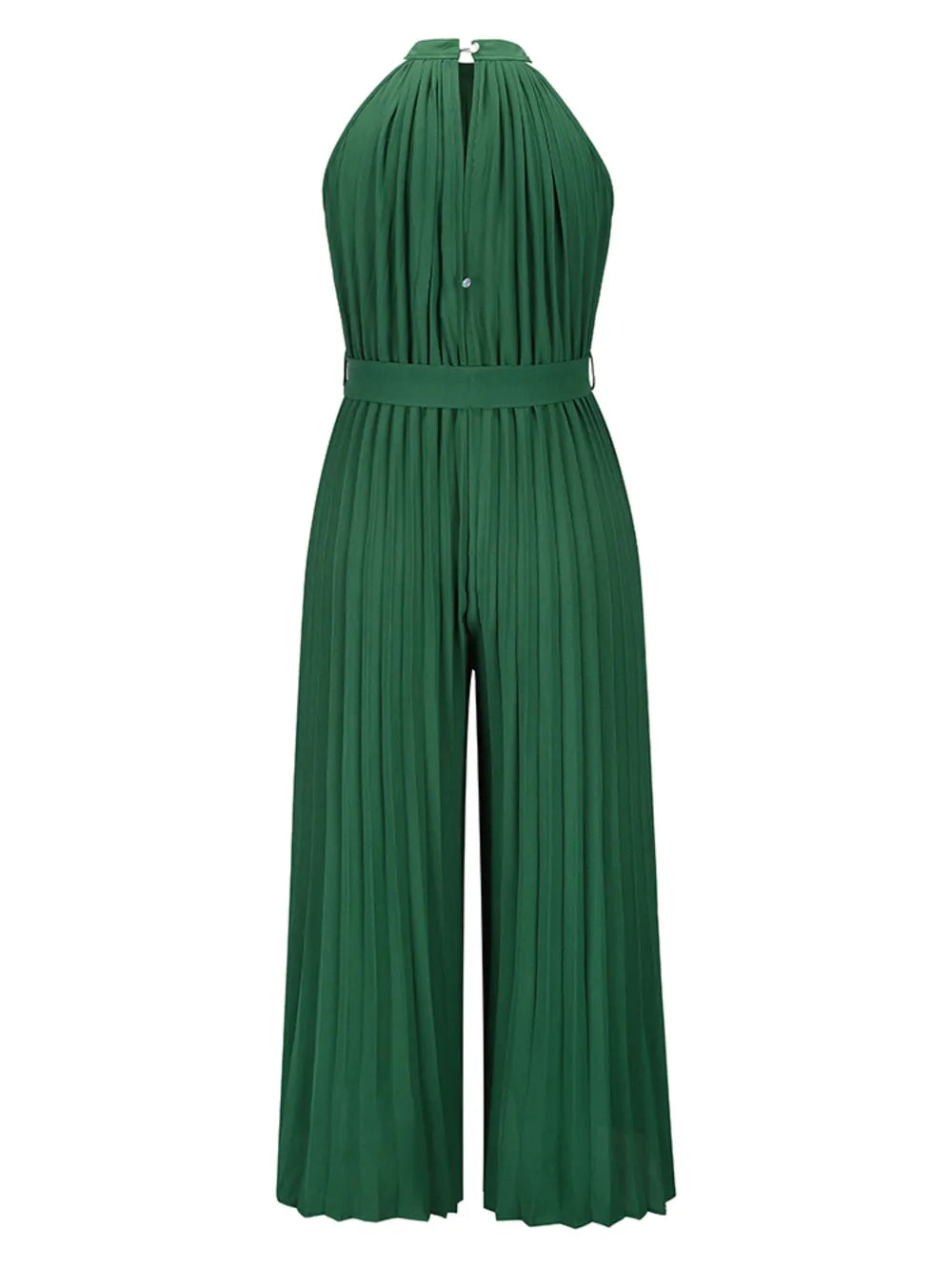 Cutout Tied Pleated Sleeveless Jumpsuit nicholesgifts
