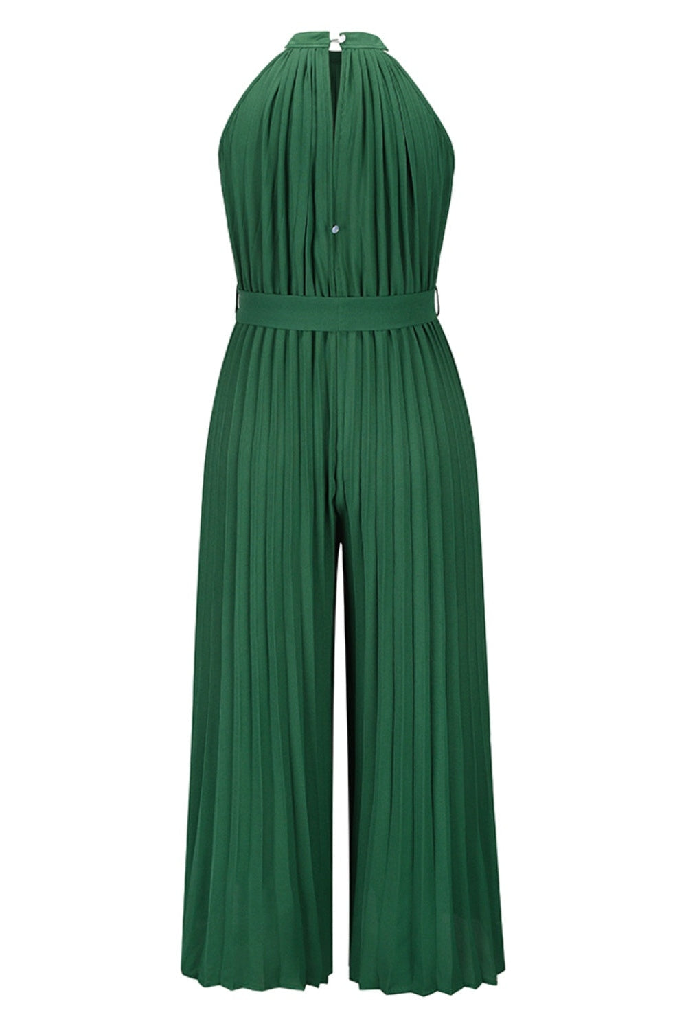 Cutout Tied Pleated Sleeveless Jumpsuit nicholesgifts