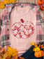 Pumpkin Graphic Round Neck Long Sleeve T-Shirt nicholesgifts