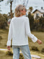 V-Neck Flounce Sleeve Blouse nicholesgifts