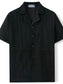 Men's Plus Size Collared Neck Short Sleeve Shirt nicholesgifts
