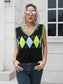 Geometric V-Neck Sweater Vest nicholesgifts