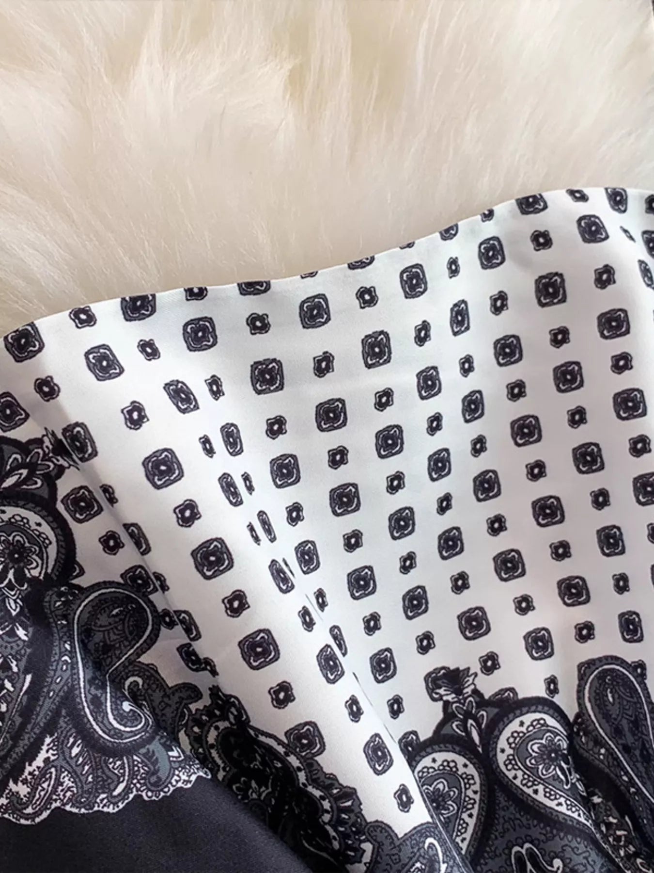 Tie Back Printed Cami and Pants Set Trendsi