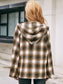 Ivy Lane Pocketed Plaid Long Sleeve Hooded Jacket nicholesgifts