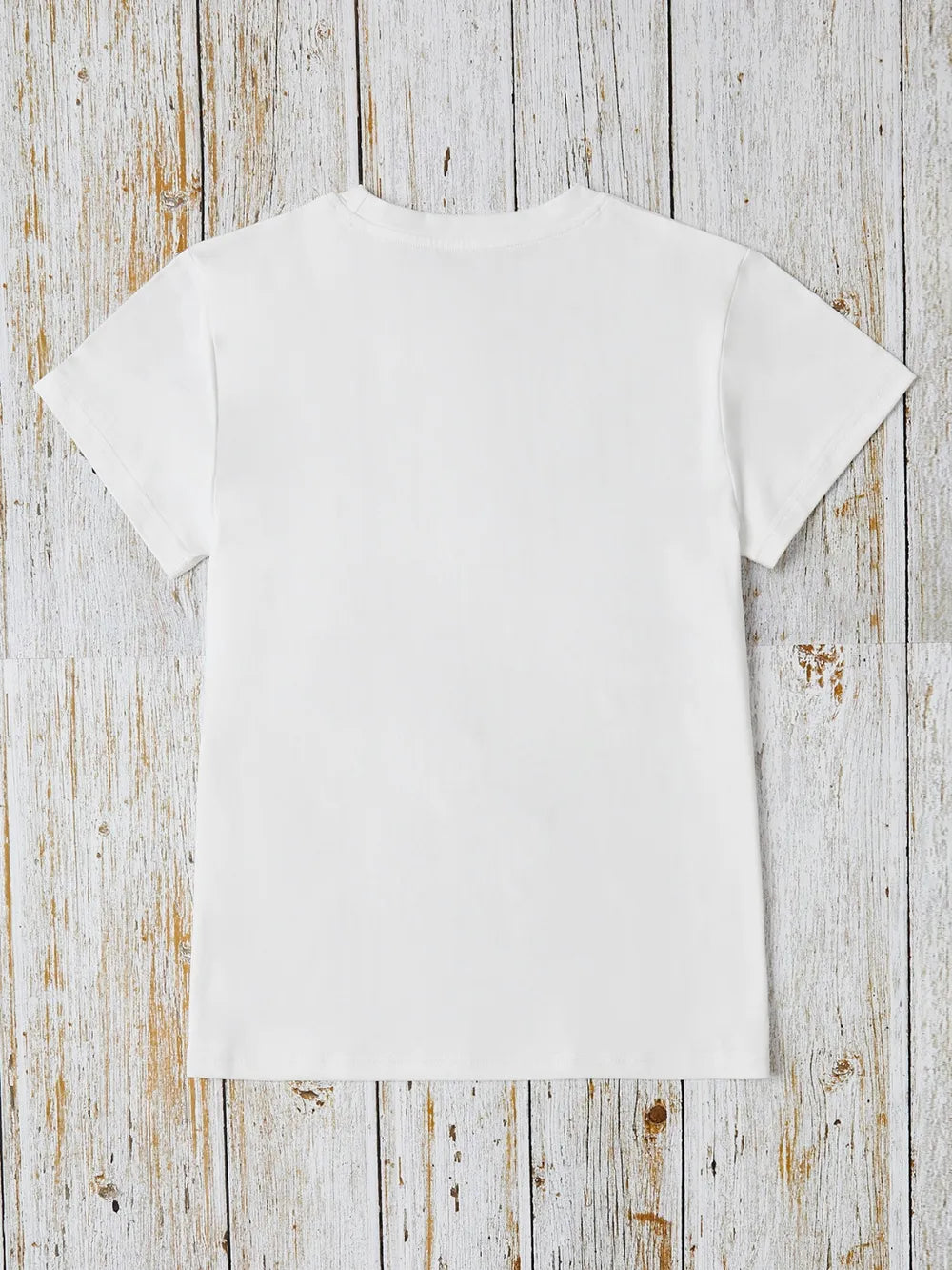 Rabbit Round Neck Short Sleeve T-Shirt nicholesgifts