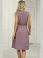 Pocketed V-Neck Wide Strap Dress nicholesgifts